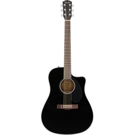 Guitarra Fender Electroacustica CD-60SCE Negra 0970113006-CasadelMusico-Guitarras  y  Bajos