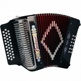 Acordeon. Parrot Diat.Fa-Si-Mi 12B. Ngo.-CasadelMusico-Instrumentos Musicales