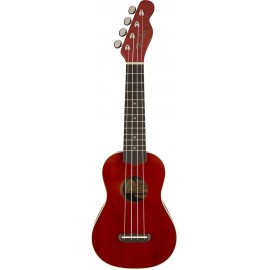 Ukulele Fender Veince Soprano Ukulele Cereza 0971610590-CasadelMusico-Instrumentos Musicales