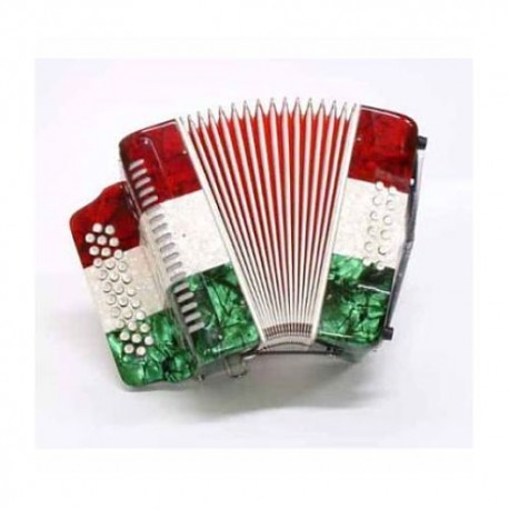 Acordeon PARROT DIAT 12B TRI 3012TRI GCF-CasadelMusico-Instrumentos Musicales