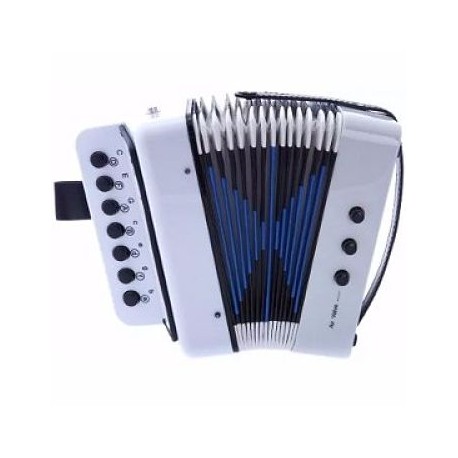 Acordeon Infantil Blanco 7 Botones 2 Bajos-CasadelMusico-Instrumentos Musicales