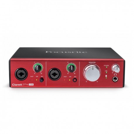 INTERFASE FOCUSRITE CLARETT 2PRE-CasadelMusico-Instrumentos Musicales