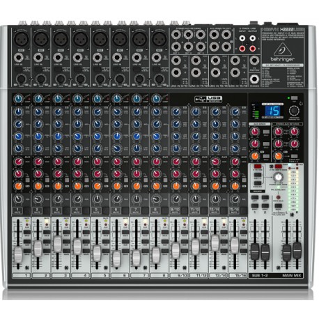 Mezcladora Beheringer 16 Ch con efectos y USB-CasadelMusico-
