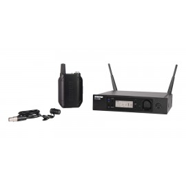 Sistema inalámbrico Shure GLXD14R/85 montable en rack con lavalier cardioide WL185-CasadelMusico-