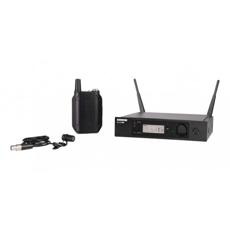 Sistema inalámbrico Shure GLXD14R/85 montable en rack con lavalier cardioide WL185-CasadelMusico-