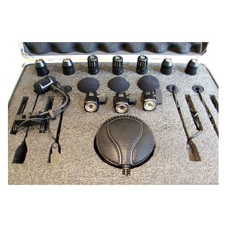 Set de Micrófono para Batería Superlux 8 piezas con estuche-CasadelMusico-