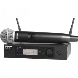 Sistema inalambrico GLXD24R/SM58 montable en rack con SM58-CasadelMusico-