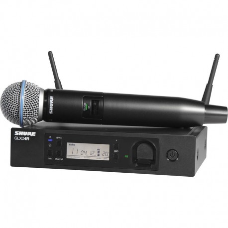 Sistema inalambrico GLXD24R con Beta 58 montable en rack-CasadelMusico-