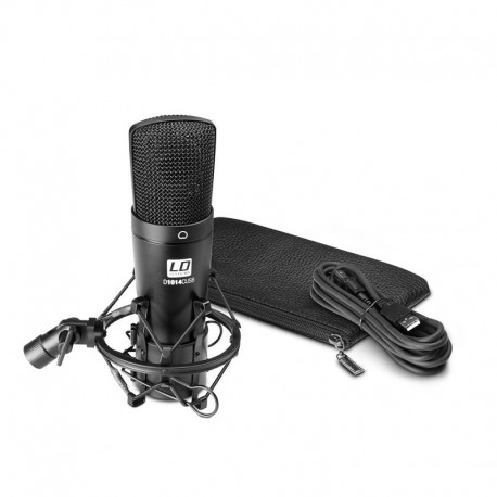 D1014CUSB Micrófono de condensador Usb para estudio Ld Systems-CasadelMusico-