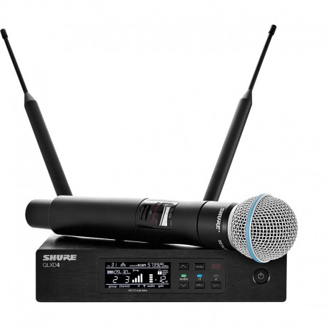 Sistema inalambrico Shure QLXD24/Beta58-CasadelMusico-
