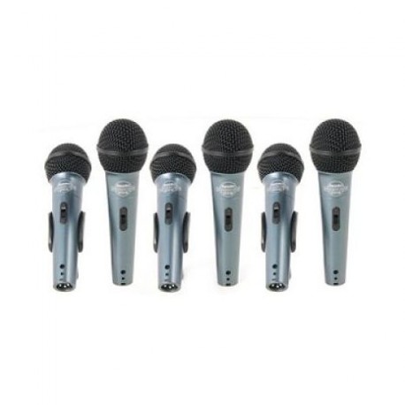 Set de 6 Microfonos Dinamicos Super Lux para Voz-CasadelMusico-