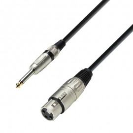 Cable XLR Hembra a Plug 6.3mm Mono 6 metros-CasadelMusico-Accesorios y Souevenirs