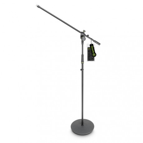 GMS2321B ATRIL PARA MICRÓFONO BASE REDONDA CON BOOM GRAVITY-CasadelMusico-
