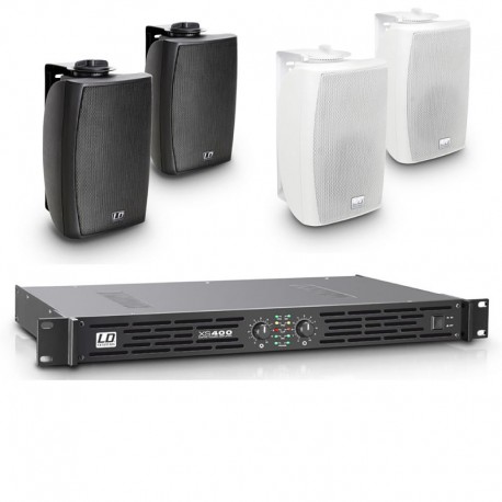 Paquete Ld Systems Bocinas CWMS Pared y XS400-CasadelMusico-Audio y Video