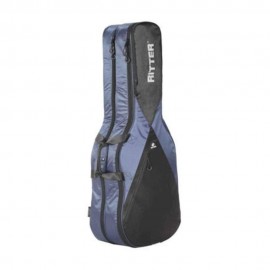 Funda Ritter Guitarra Acustica Texana Rgp5-D/Nbk Azul Marino-Negro-CasadelMusico-Guitarras  y  Bajos