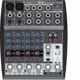Mezcladora de 8 canales Behringer 802X-CasadelMusico-