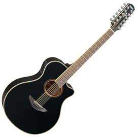 Guitarra Electroacústica Yamaha APX700 12 Cuerdas De Acero Negra-CasadelMusico-Guitarras  y  Bajos