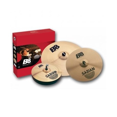 Paquete de Platillos Sabian B8 14, 16 y 20 pulgadas  45003X-CasadelMusico-Instrumentos Musicales