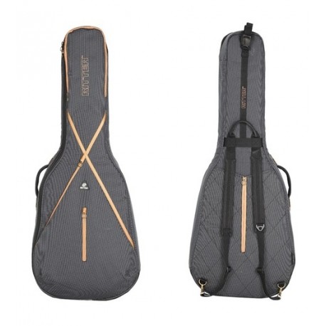 Funda Ritter Guitarra Acustica Texana Gris-Marron-CasadelMusico-Guitarras  y  Bajos