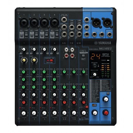 Mezcladora Yamaha MG10XU de 10 Canales y USB-CasadelMusico-