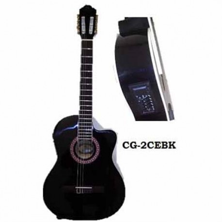 Guitarra Electroacustica Segovia Negra Cg-2cebk-CasadelMusico-Guitarras  y  Bajos