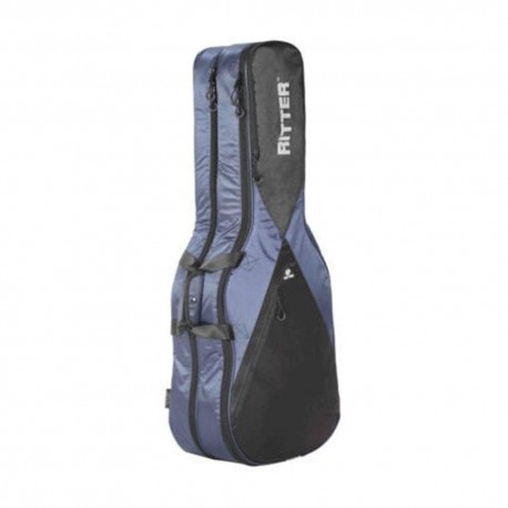 Funda Ritter Guitarra Acustica Texana Rgp5-D/Nbk Azul Marino-Negro-CasadelMusico-Guitarras  y  Bajos